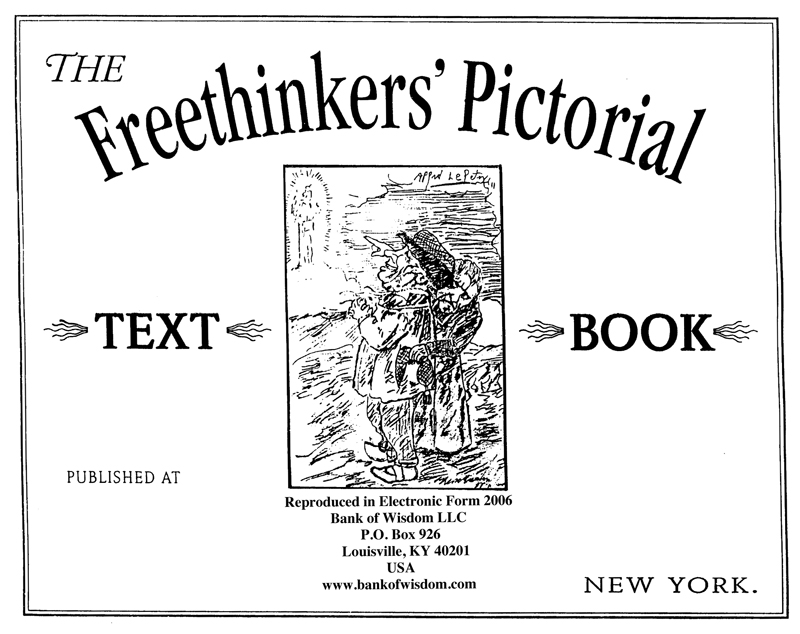 (image for) The Freethinkers' Pictorial - Vol. 1 of 2